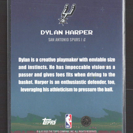 2025 Topps 8-Bit Ballers Dylan Harper #8B-32 RC
