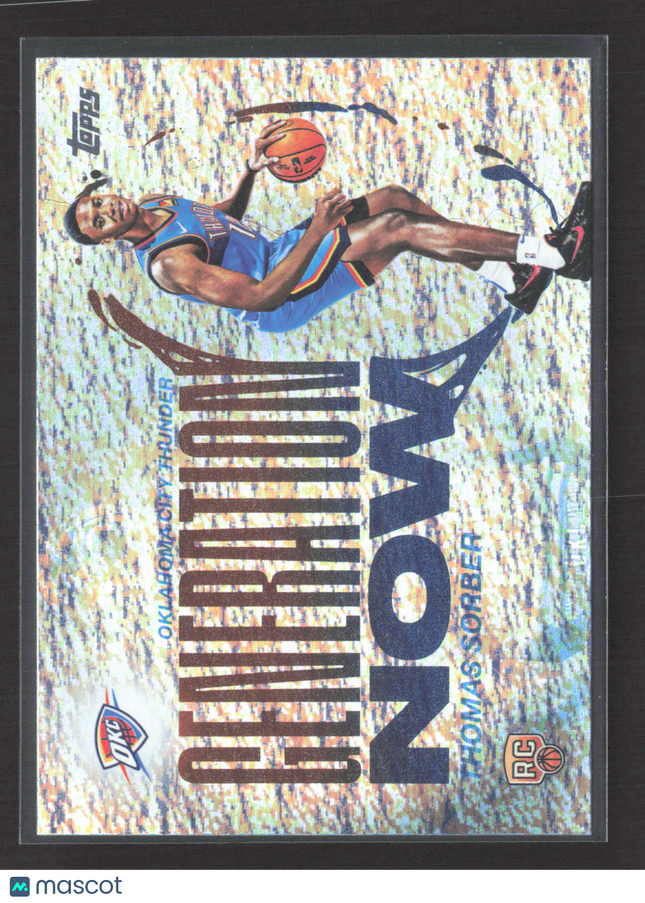 2025 Topps Generation Now Thomas Sorber #GN-15 RC Holofoil