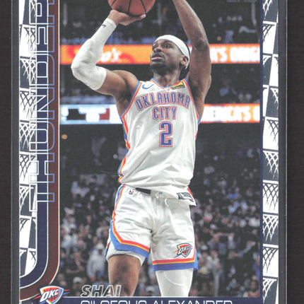 2025 Topps Flagship Shai Gilgeous-Alexander #115 Tip Off