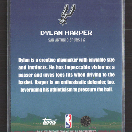 2025 Topps 8-Bit Ballers Dylan Harper #8B-32 RC