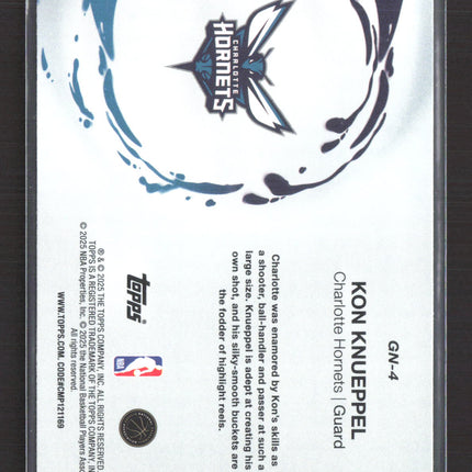 2025 Topps Generation Now Kon Knueppel #GN-4 RC