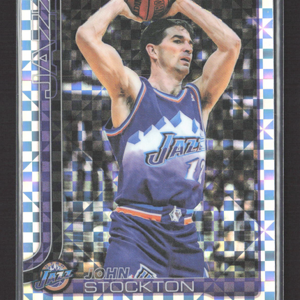 2025 Topps Chrome John Stockton #250 X-Fractor