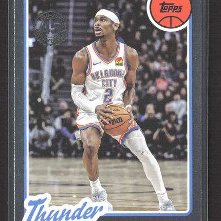 2025 Topps Shai Gilgeous-Alexander #80BK-91
