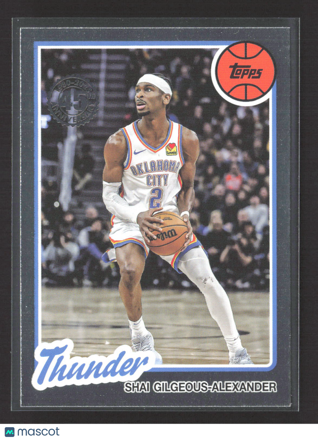 2025 Topps Shai Gilgeous-Alexander #80BK-91