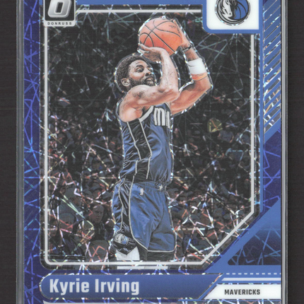 2025 Panini Donruss Optic Prizm Kyrie Irving #104 Blue Velocity