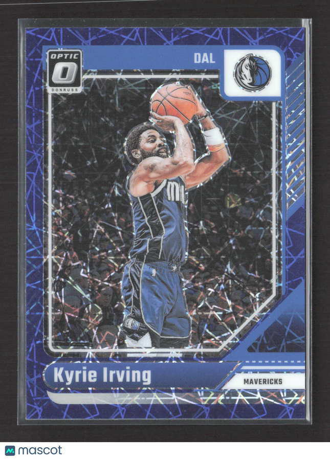 2025 Panini Donruss Optic Prizm Kyrie Irving #104 Blue Velocity