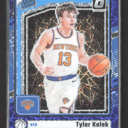 2025 Panini Donruss Optic Tyler Kolek #257 Blue Velocity