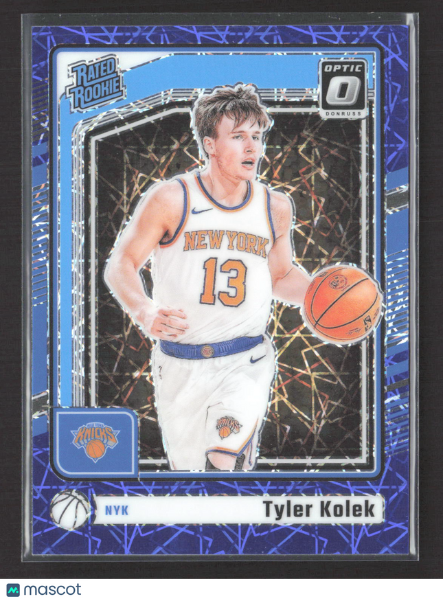 2025 Panini Donruss Optic Tyler Kolek #257 Blue Velocity