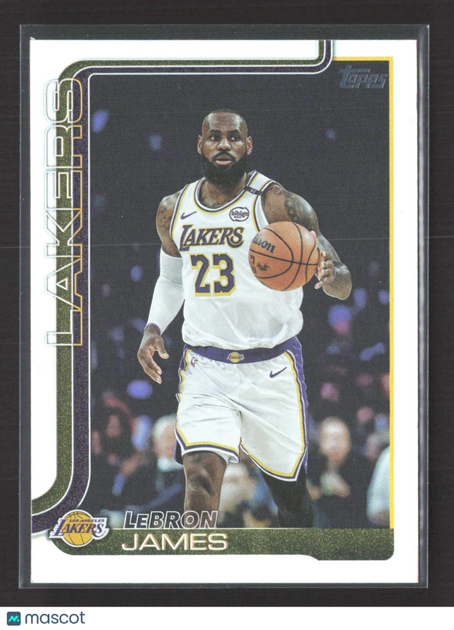 2025 Topps Flagship LeBron James #150 Rainbow Foil