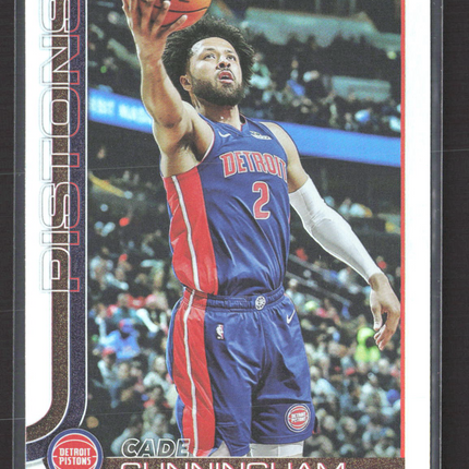 2025 Topps Flagship Cade Cunningham #40 Rainbow Foil