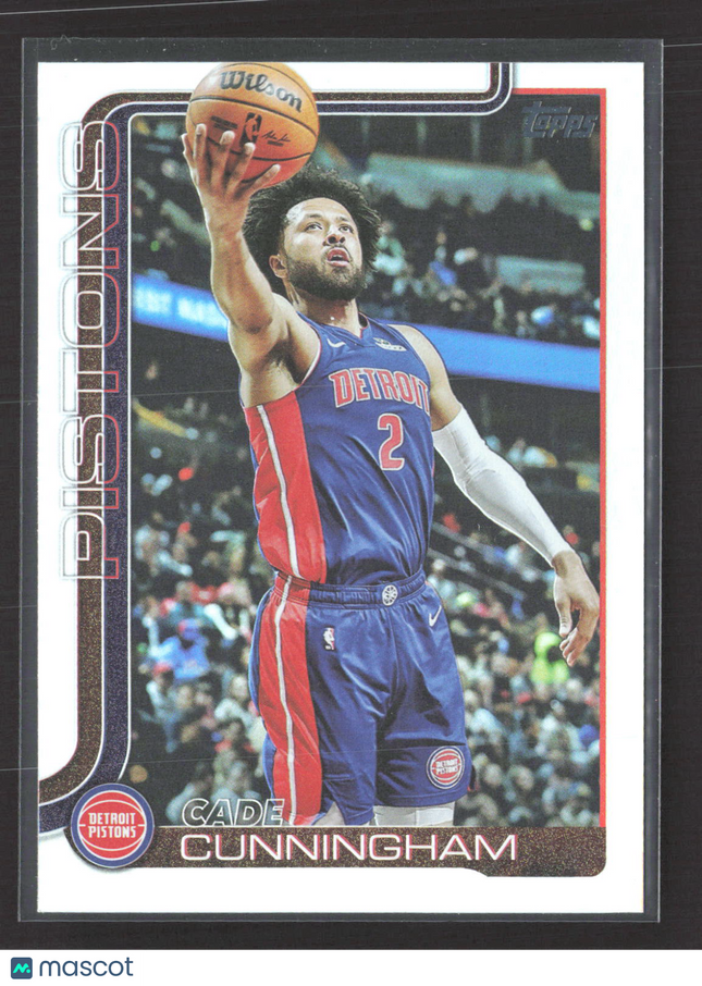 2025 Topps Flagship Cade Cunningham #40 Rainbow Foil