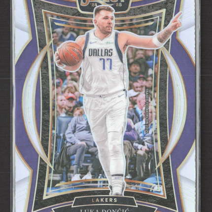 2025 Panini Select Prizm Concourse Luka Doncic #56 Silver