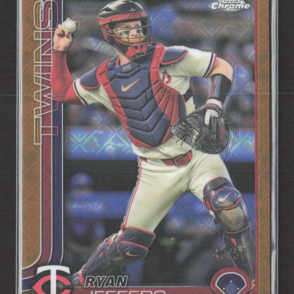 2025 Topps Chrome Ryan Jeffers #65 Gold Logofractor /50