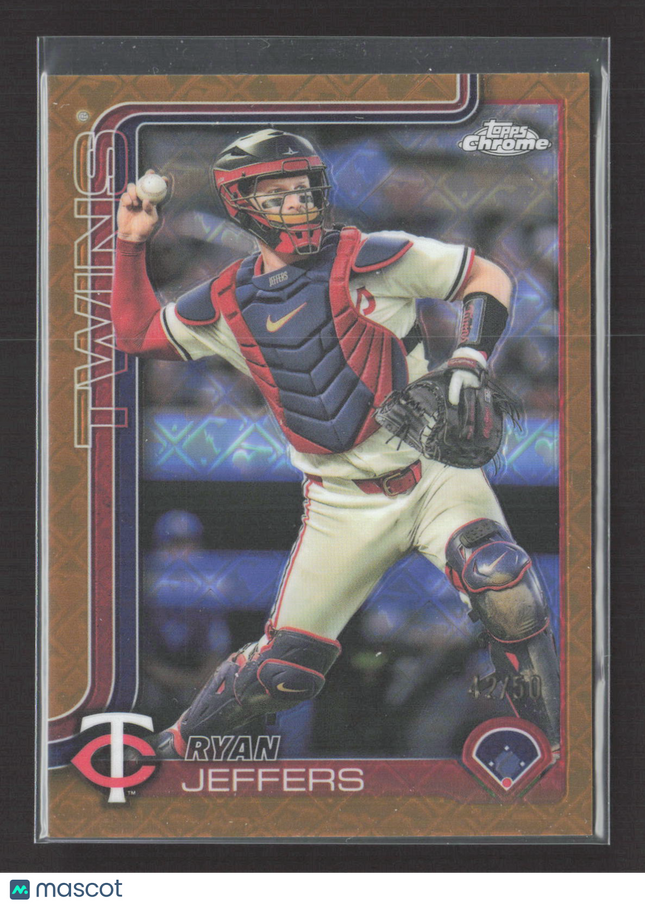 2025 Topps Chrome Ryan Jeffers #65 Gold Logofractor /50
