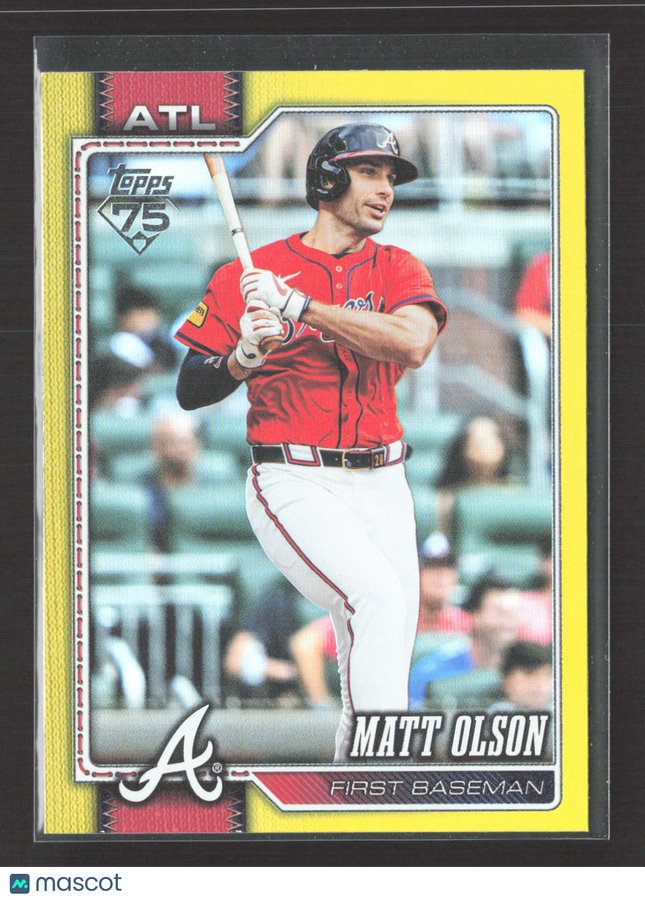 2026 Topps Series One Matt Olson #39 Yellow /399