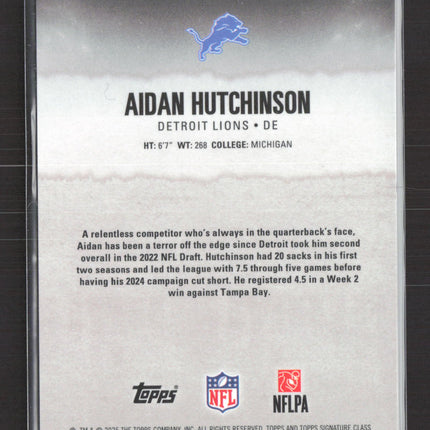 2025 Topps Signature Class Aidan Hutchinson #74 153/275