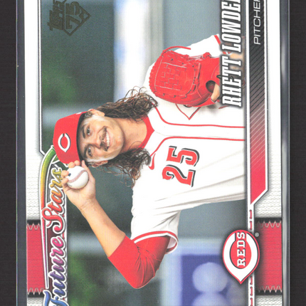 2025 Topps Series 1 Rhett Lowder #60 Golden Mirror