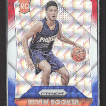 2015 Panini Prizm Devin Booker #308 RC Red White Blue