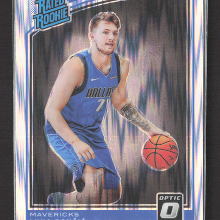 2018 Panini Donruss Optic Shock Prizm Luka Doncic #177