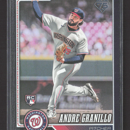 2026 Topps Series Two Andre Granillo #674 Black Border RC /10