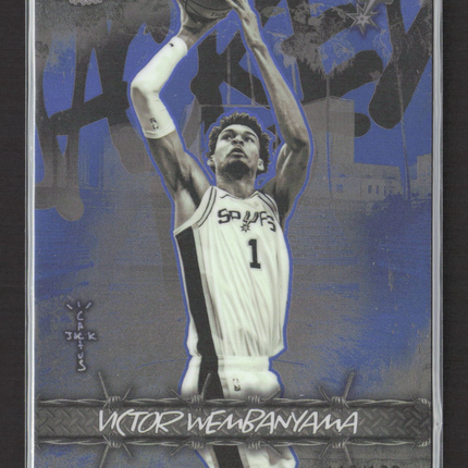 2026 Topps Chrome Jacked Up Cactus Jack Victor Wembanyama #JU-33 Blue 118/150