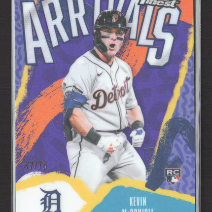 2026 Topps Finest Arrivals Kevin McGonigle #A-23 RC 47/75 Purple