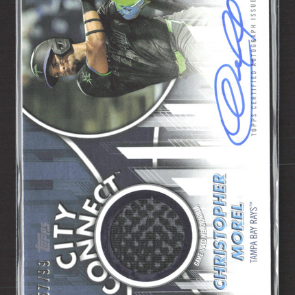 2026 Topps City Connect Christopher Morel #CCAR-CM Autograph Relic Auto /99