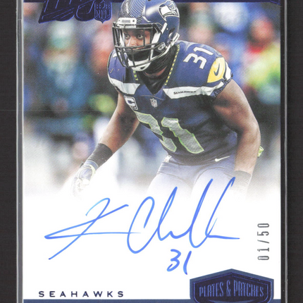 2020 Plates & Patches 100 Years Signatures Kam Chancellor #YS-KCH 01/50 Auto