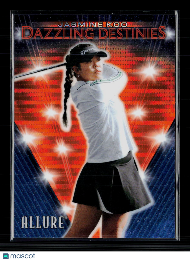 2026 Upper Deck Allure Golf Dazzling Destinies Jasmine Koo Orange 18/99