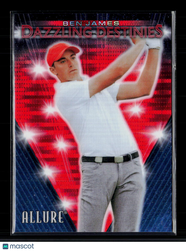 2026 Upper Deck Allure Golf Dazzling Destinies Ben James #DD-3 Red 067/199