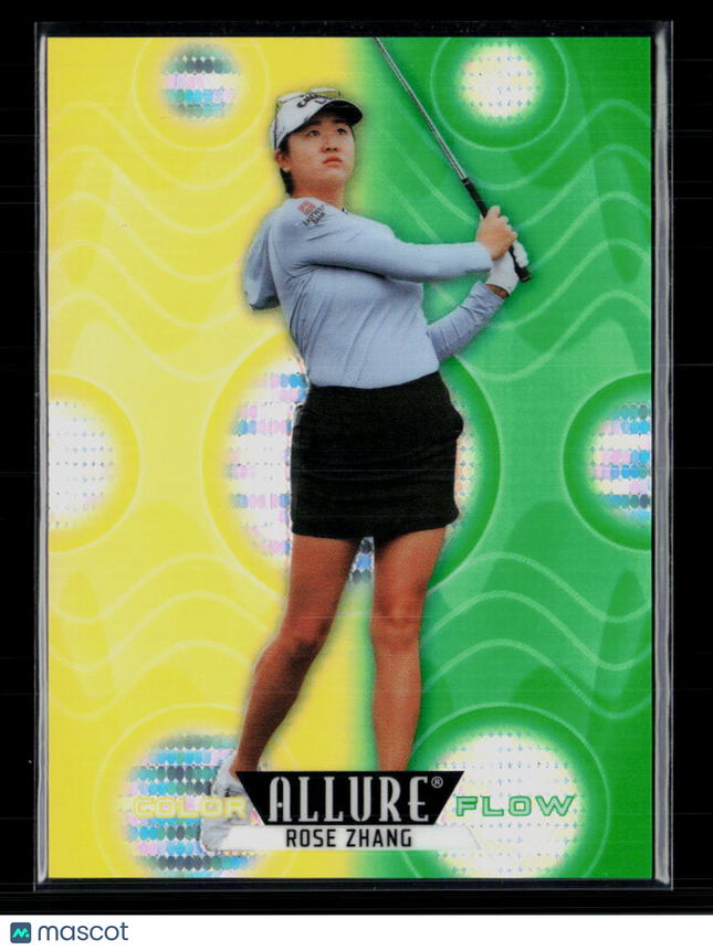 2026 Upper Deck Allure Color Flow Rose Zhang #CF-22 Spectrum Yellow-Green /99