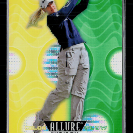 2026 Upper Deck Allure Color Flow Charley Hull #CF-5 Spectrum Yellow-Green /99