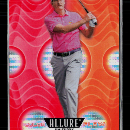 2026 Upper Deck Allure Golf Color Flow Jim Furyk #CF-6 Spectrum Red-Orange /199
