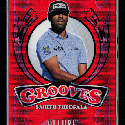 2026 Upper Deck Allure Grooves Sahith Theegala #GV-2 Spectrum Red 080/199