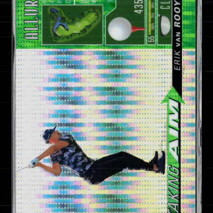2026 Upper Deck Allure Golf Taking Aim Erik van Rooyen #TA-18 Spectrum Green /25