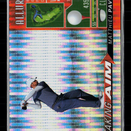 2024 Upper Deck Allure Golf Taking Aim Matthieu Pavon #TA-9 Spectrum Orange