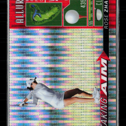 2026 Upper Deck Allure Golf Taking Aim Rose Zhang #TA-4 Spectrum Red 119/199