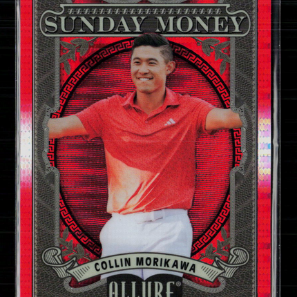 2026 Upper Deck Allure Golf Sunday Money Collin Morikawa #SM-13 Red /199