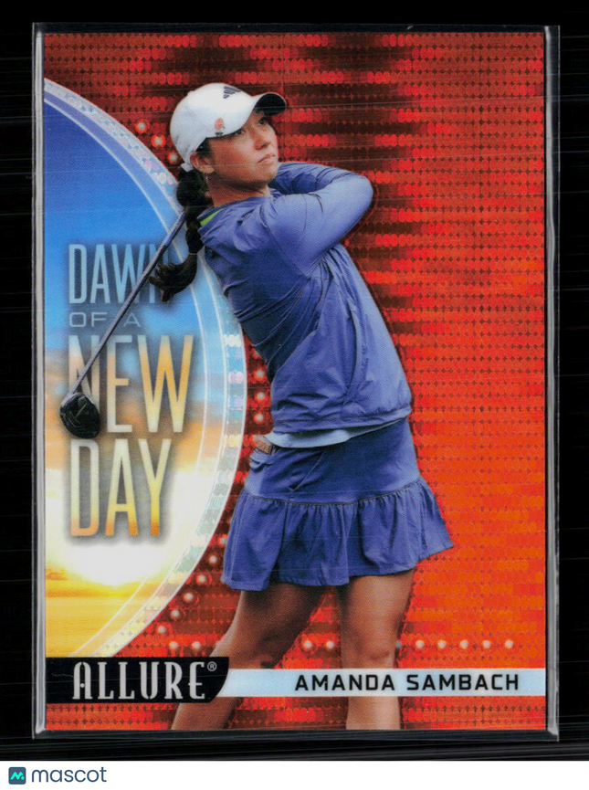 2026 Upper Deck Allure Golf Amanda Sambach #DND-10 Spectrum Orange 79/99