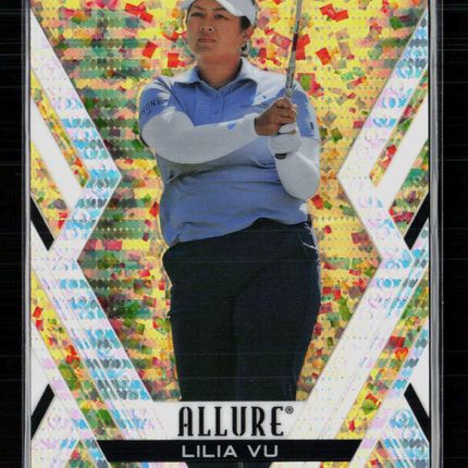 2026 Upper Deck Allure Golf Lilia Vu #32 Gold Glitter Bomb /199
