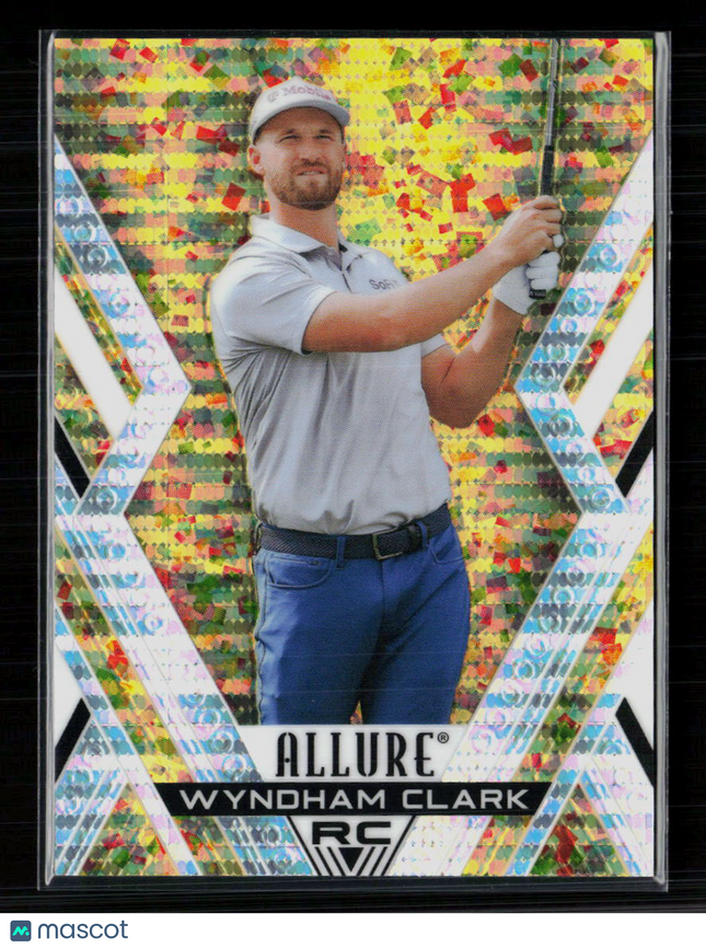 2026 Upper Deck Allure Golf Wyndham Clark #45 Gold Glitter Bomb 144/199 RC