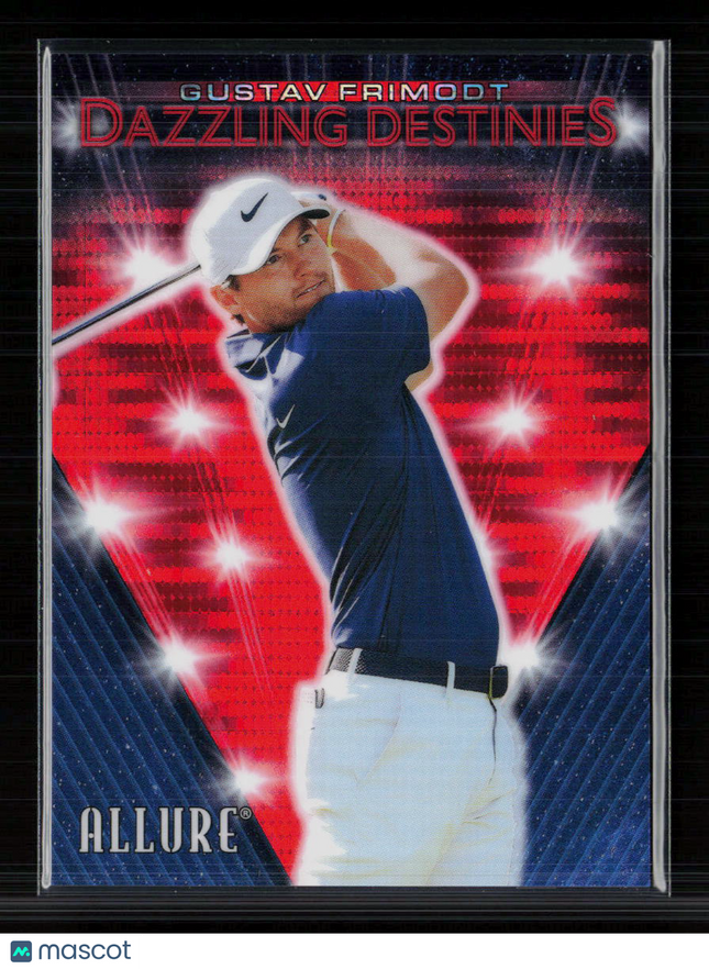 2026 Upper Deck Allure Golf Dazzling Destinies Gustav Frimodt #DD-10 Red 023/199