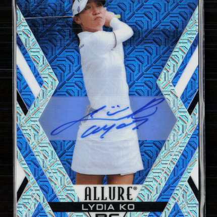2026 Upper Deck Allure Golf Lydia Ko #50 Blue Tees Auto RC Auto /35