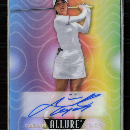 2026 Upper Deck Allure Color Flow Lydia Ko #CF-28 Rainbow Auto