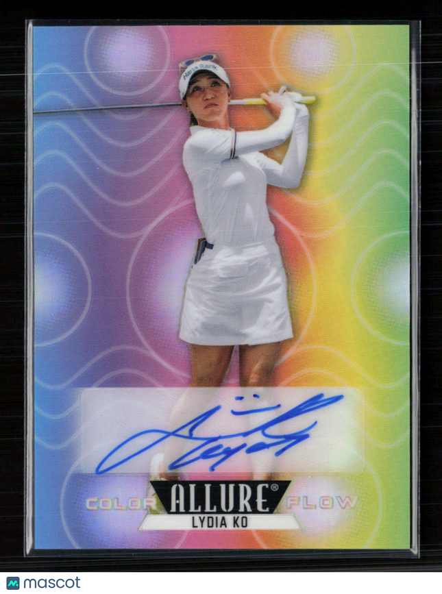 2026 Upper Deck Allure Color Flow Lydia Ko #CF-28 Rainbow Auto