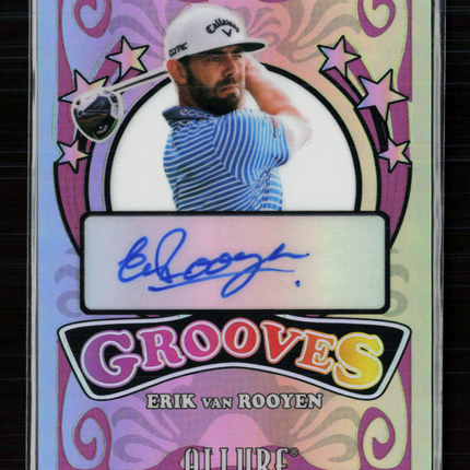 2026 Upper Deck Allure Grooves Erik van Rooyen #GV-3 Rainbow Auto