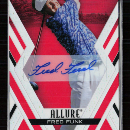 2026 Upper Deck Allure Golf Fred Funk #28 Red Red Tees Auto