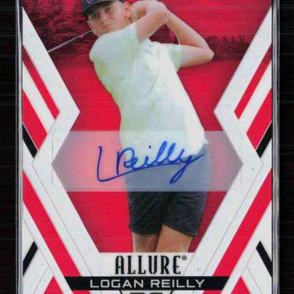 2026 Upper Deck Allure Golf Logan Reilly #49 Red Tees Auto RC