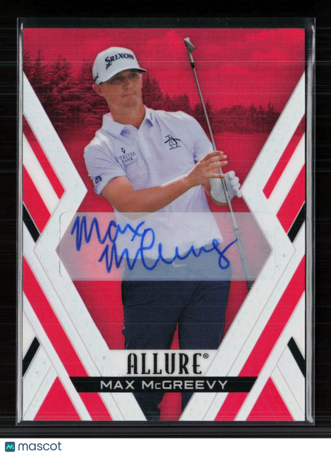 2026 Upper Deck Allure Golf Max McGreevy #37 Red Tees Auto