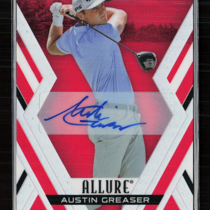 2024 Upper Deck Allure Golf Austin Greaser #26 Red Tees Auto